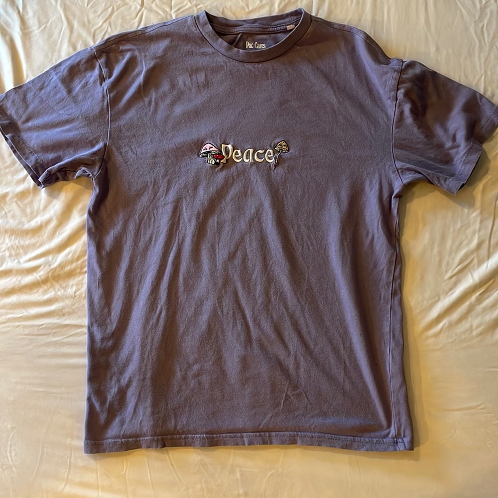 pacsun purple peace t-shirt